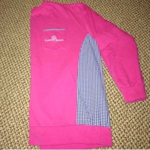 Lauren James "Prep Check" Sweatshirt-- XL