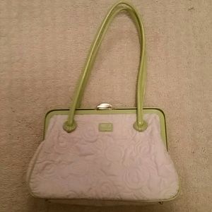 Lulu Guinness purse with floral embroidery