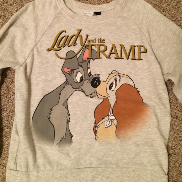 Disney lady and the tramp movie sweatshirt