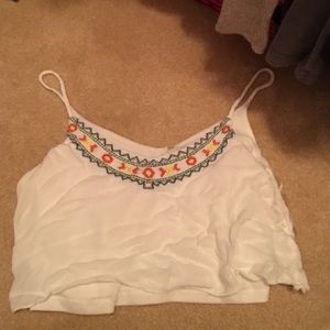 flowy crop top
