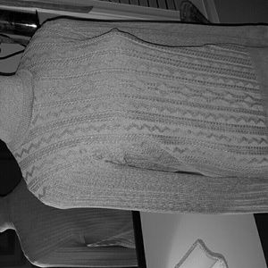 Grey Turtleneck lightweight sweater
