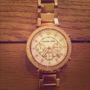 Michael Kors rose gold watch