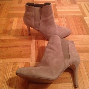 Suede booties