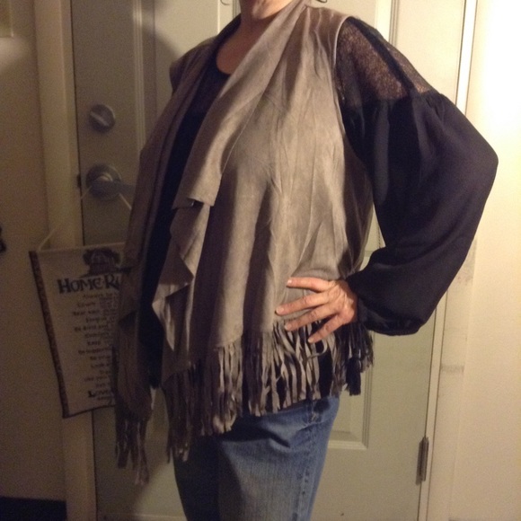 3 for $12  boho fringe vest