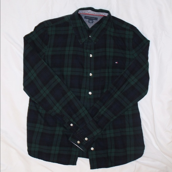Tommy Hilfiger Plaid Flannel Button Down