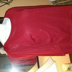 Holiday Blouse or evening red blouse..2 pieces