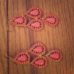 Stella and dot chandelier earrings