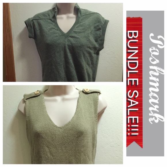 2 knit tops