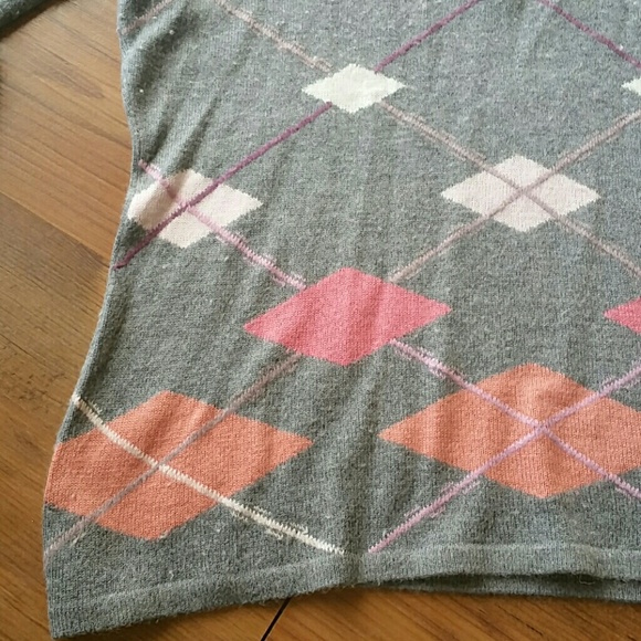 Argyle grey sweater - Picture 2 of 4
