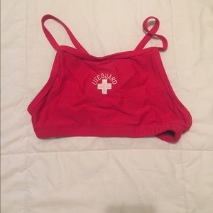 Lifeguard swim top