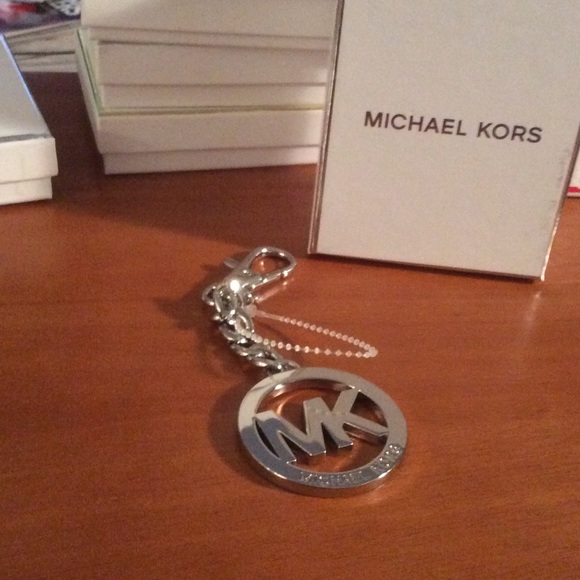 Michael Kors Accessories - NWOT Michael Kors Silver MK Purse Charm
