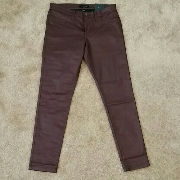 Banana Republic coated denim leggings