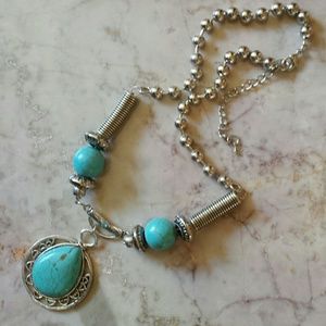 Turquoise Pendant Necklace