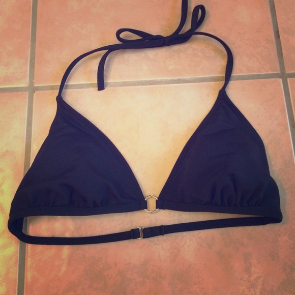 Black bikini top