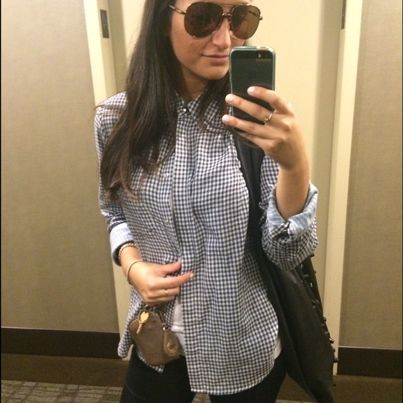 Rag & Bone Gingham Shirt - Picture 2 of 4