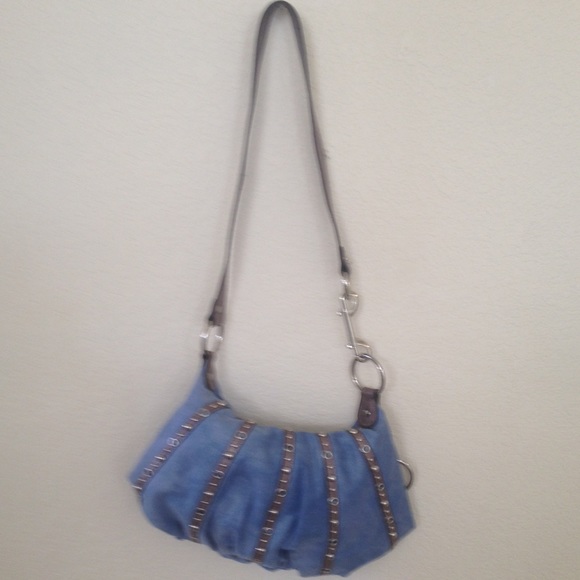 Kathy Van Zeeland Blue crossbody bag