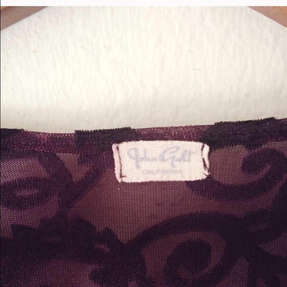 💘 SOLD 💘 Brandy Melville velvet kimono - Picture 2 of 3