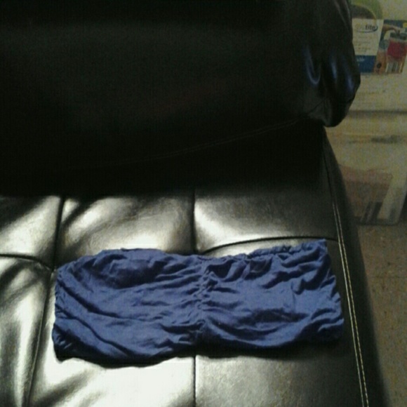 Navy blue  bandau and necklace - Picture 1 of 4