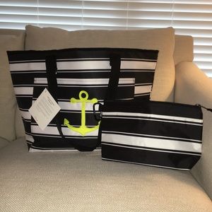 Tote-Alley Thermal in Ribbon Stripe