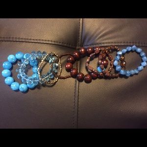 multicolored bead bracelets