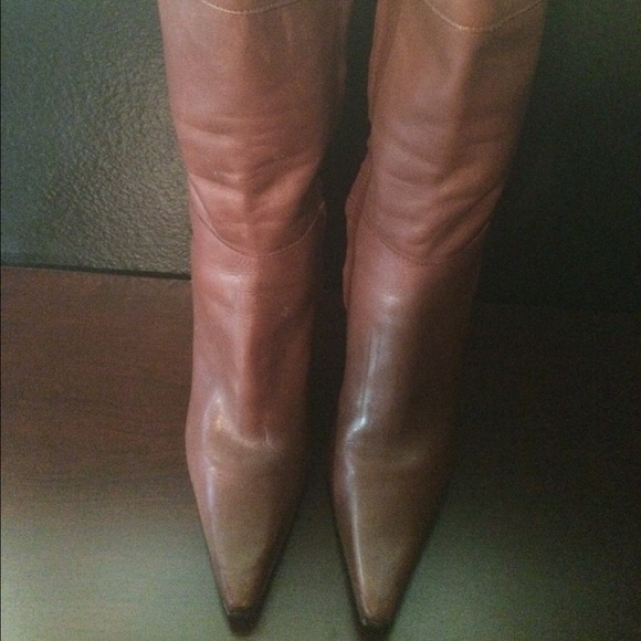 Brown Leather calve boots - Picture 1 of 4