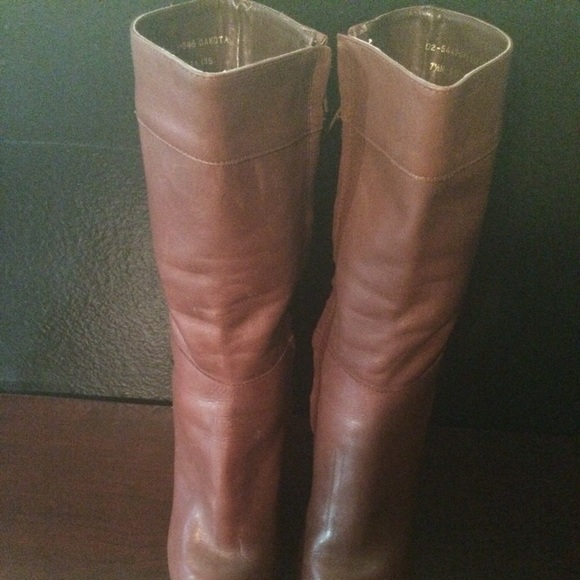 Brown Leather calve boots - Picture 2 of 4