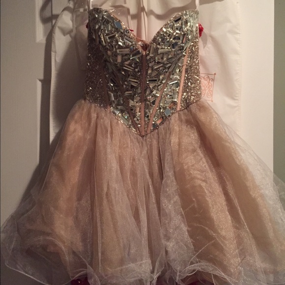 Sherri hill short diamond bodice dress - Picture 4 of 5