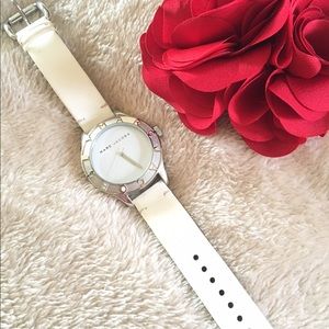 Marc Jacobs watch white patent leather