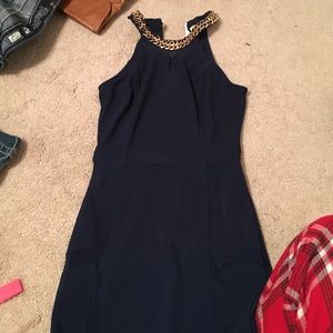 Navy blue dress
