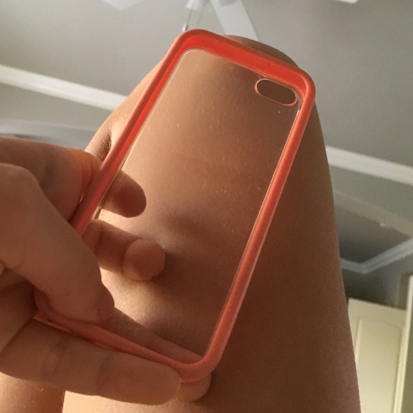 pink hard iPhone 5c case.
