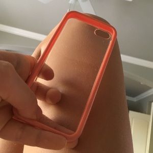 pink hard iPhone 5c case.