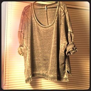 Free People ScoopNeck Sweatshirt!