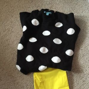 Polka dot sweater