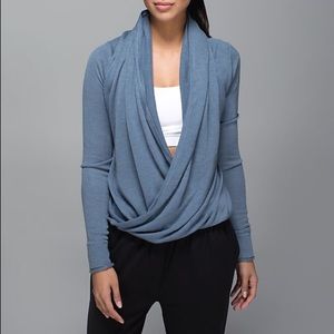 Lulu lemon cowl neck iconic wrap pullover