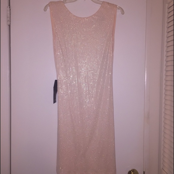 Pink sparkle rhinestone dress