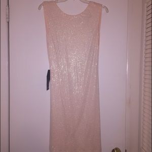 Pink sparkle rhinestone dress