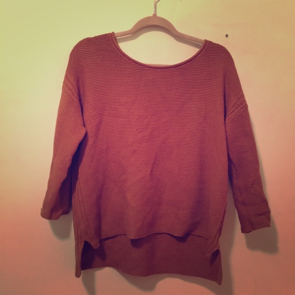 Burnt orange sweater