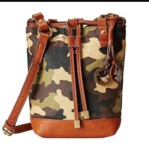 Lucky brand Carly leather baby bucket bag