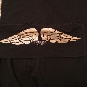 Victoria's Secret Bootcut yoga pants with glitter