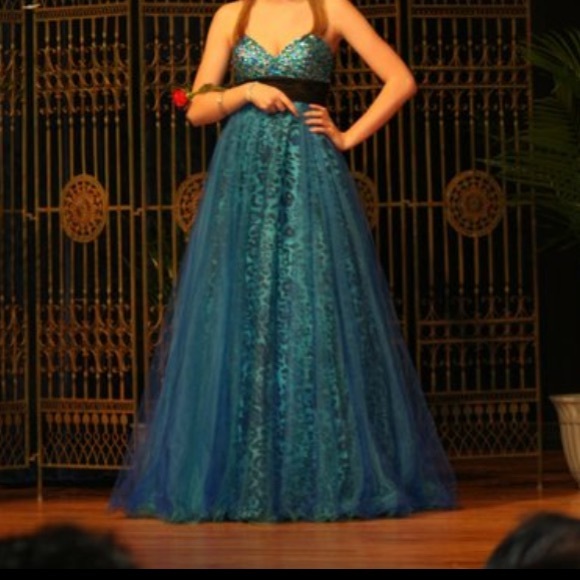 Jovani Strapless Prom Dress