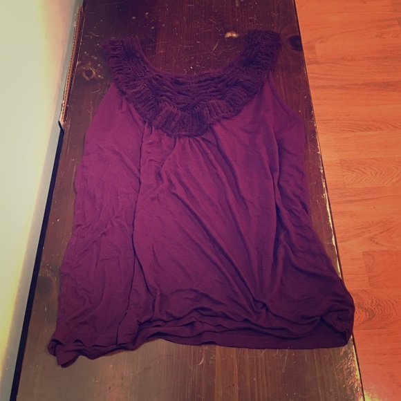 Ruffled tank top