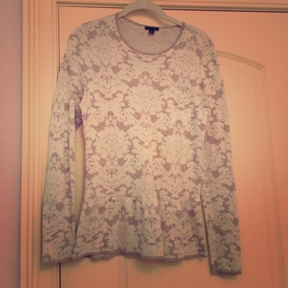 Peplum sweater