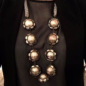 ✨REDUCED✨Anthropologie silver ball necklace