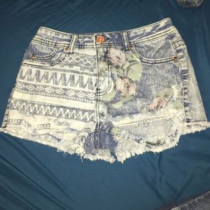 High waisted shorts