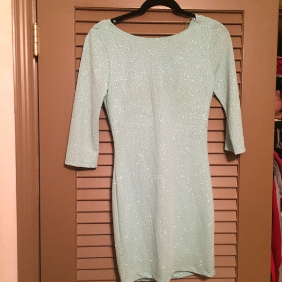 Sequined fitted dress