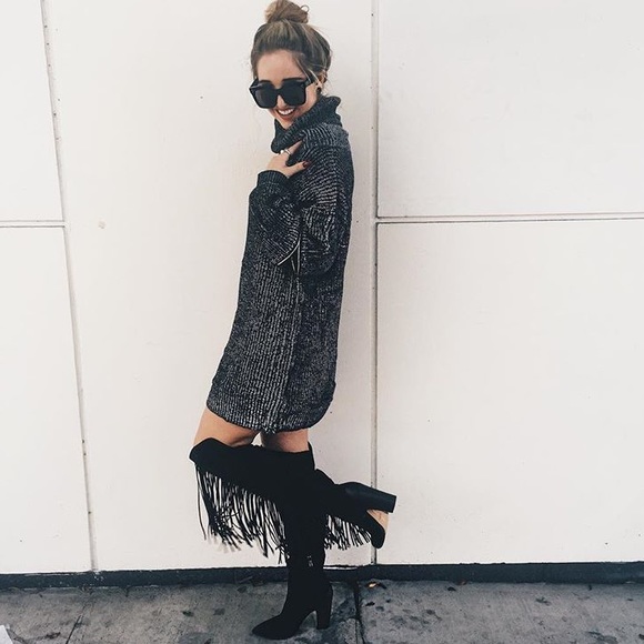 LF Sweaters - SOLD turtle neck w/ zippered elbows