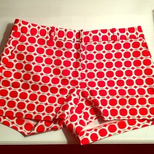 Michael by Michael Kors orange print shorts