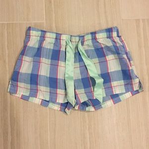 Plaid Pajama Shorts