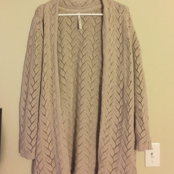 Tan cardigan