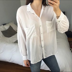 White button-down shirt